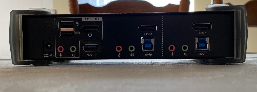 Aten KVM Switch Type CS1922 Display Port 4K, Computers en Software, Ophalen of Verzenden, Gebruikt