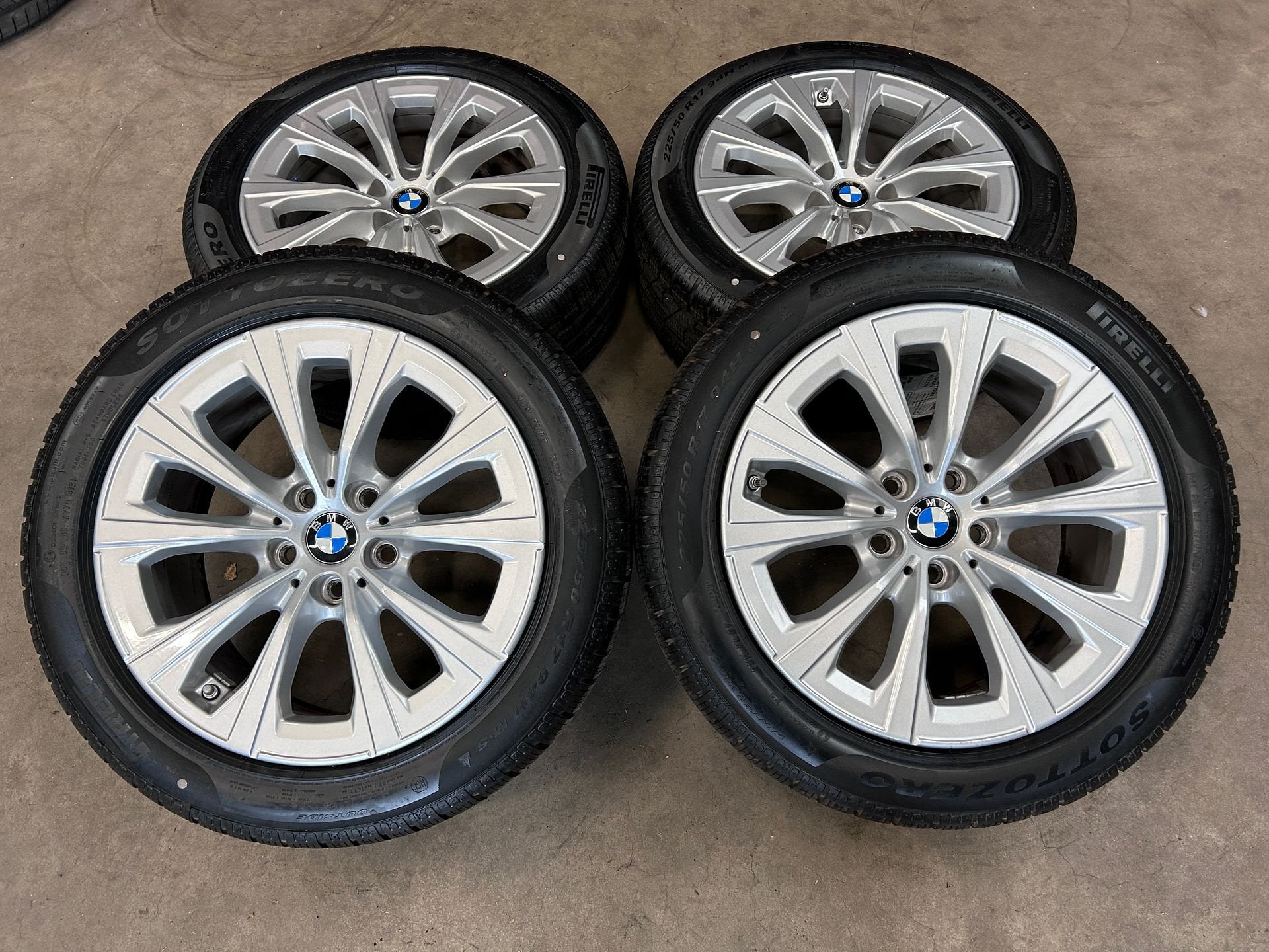 17 inch originele velgen + winterbanden BMW 3 4 serie 775, Auto-onderdelen, Gebruikt, -, -, Banden en Velgen