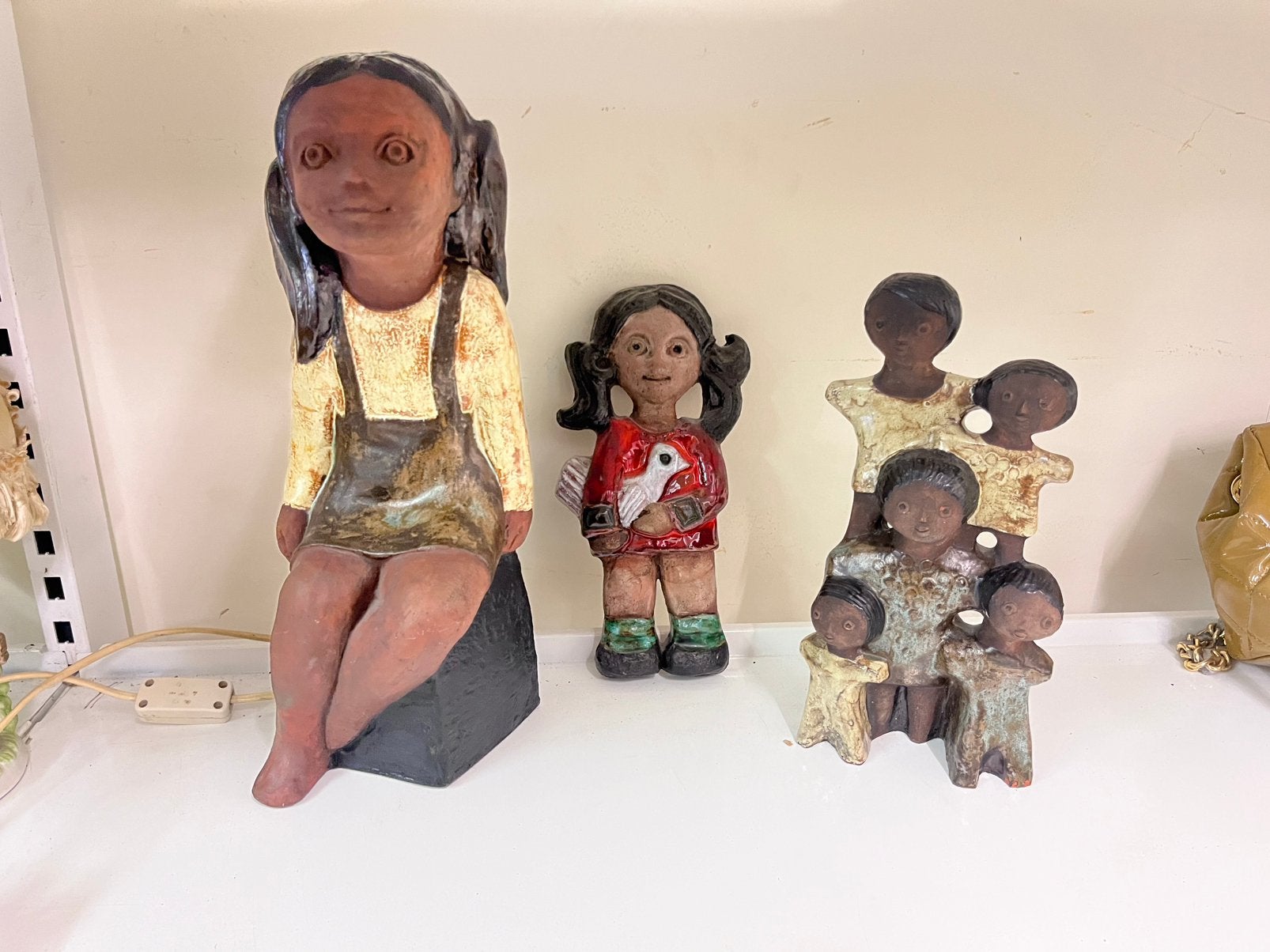 Set beelden Elisabeth Vandeweghe, Antiquités & Art, Antiquités | Céramique & Poterie, Enlèvement