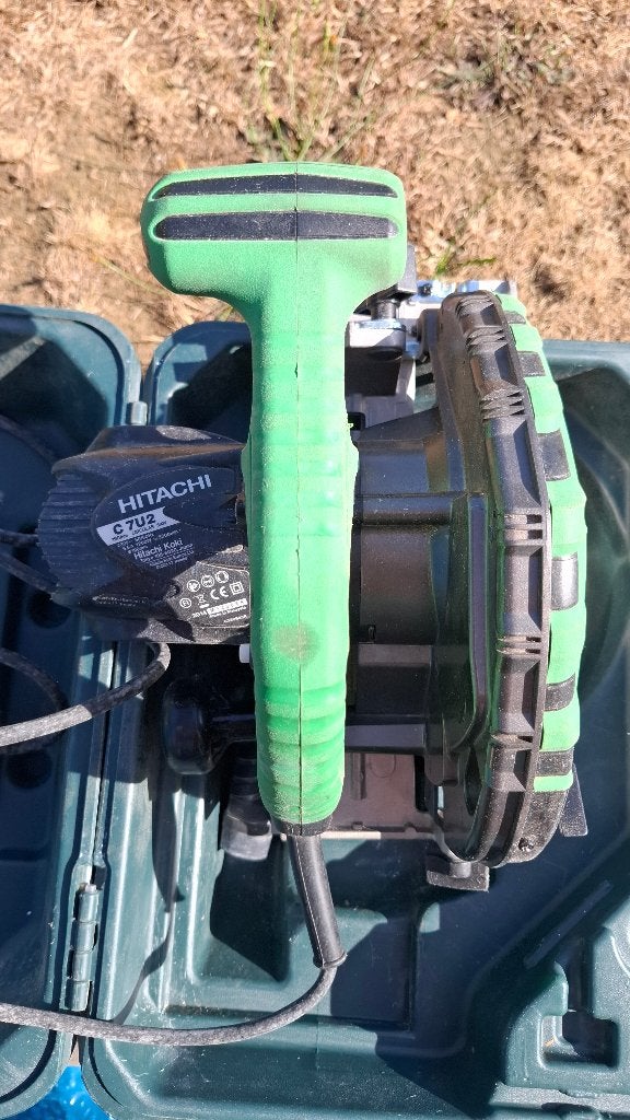 Cirkelzaag Hitachi, Doe-het-zelf en Bouw, Gebruikt, Cirkelzaag, Ophalen of Verzenden, Hitachi