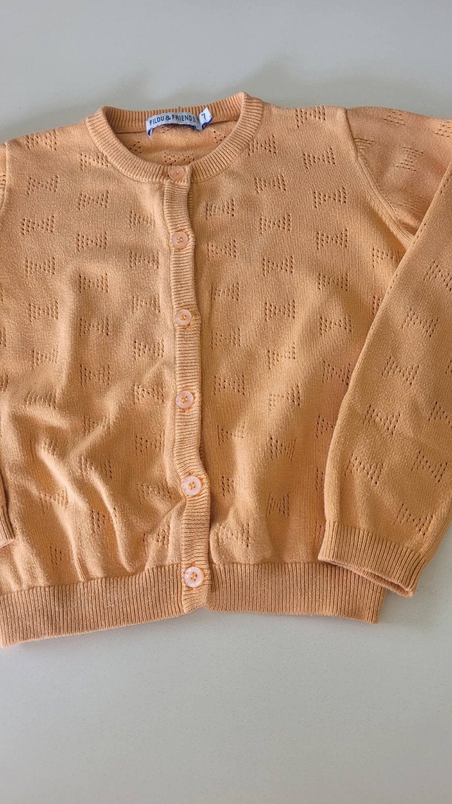 Oranje gilet Maat: 122 Merk: Filou & Friends, Kinderen en Baby's, Ophalen of Verzenden