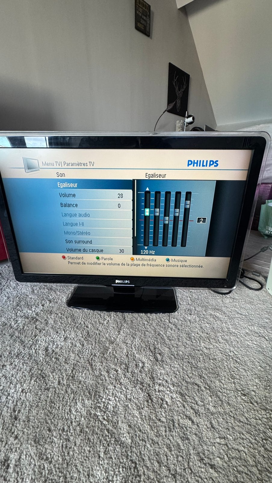 TV Philips 107 cm Ambilight Full HD - Multiples ports HDMI, TV, Hi-fi & Vidéo, Philips, Enlèvement, Utilisé, 100 cm ou plus