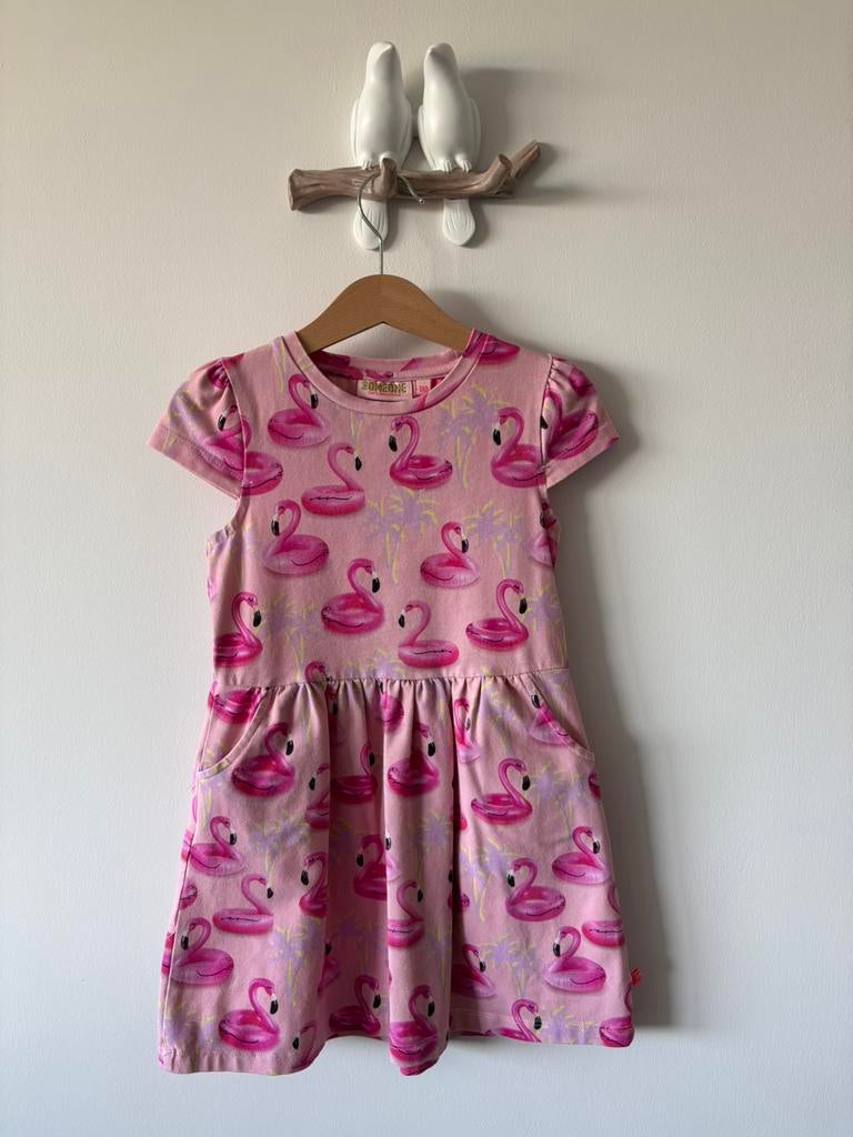 Someone flamingojurkje maat 110, Kinderen en Baby's, Kinderkleding | Maat 110, Verzenden, Zo goed als nieuw, Meisje, Jurk of Rok