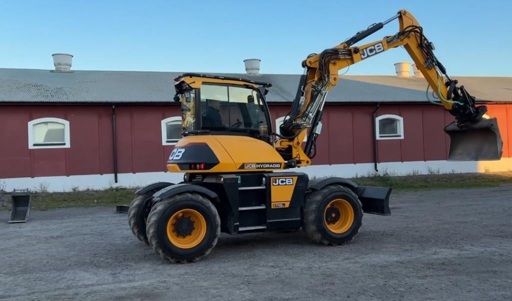 JCB 110W hydradig, Ophalen, Graafmachine