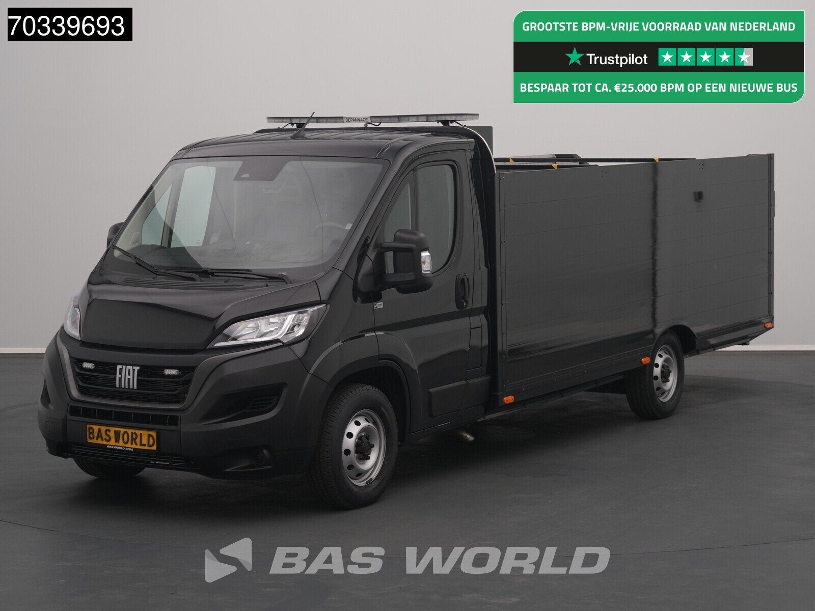 Fiat Ducato 140pk 457cm XL Automaat Lier Open Box Scooter /, Cuir, Achat, Euro 6, 3 places