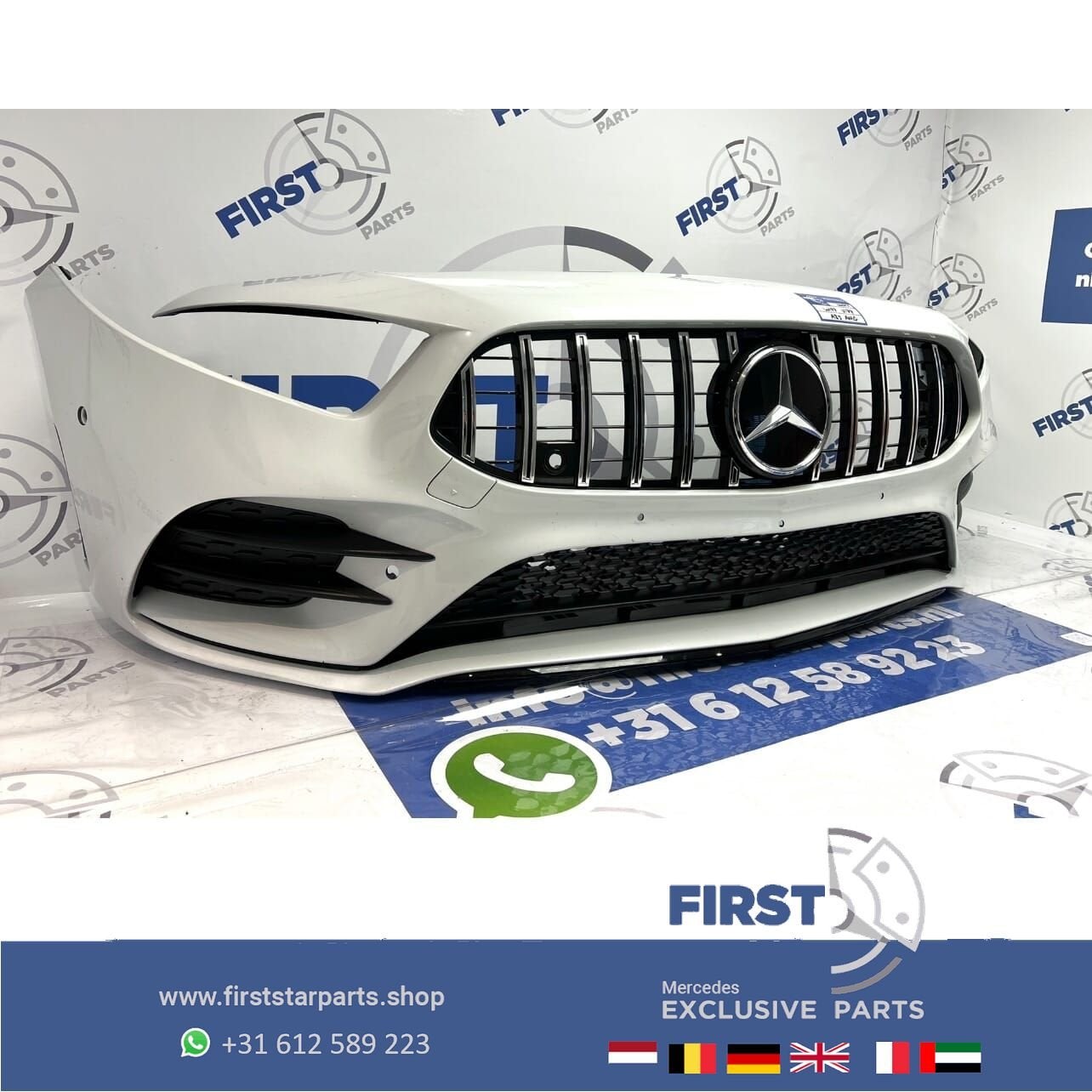 W177 V177 AMG VOORBUMPER ORIGINEEL Mercedes A Klasse BUMPER, Auto-onderdelen, Gebruikt, -, Voor, Ophalen of Verzenden