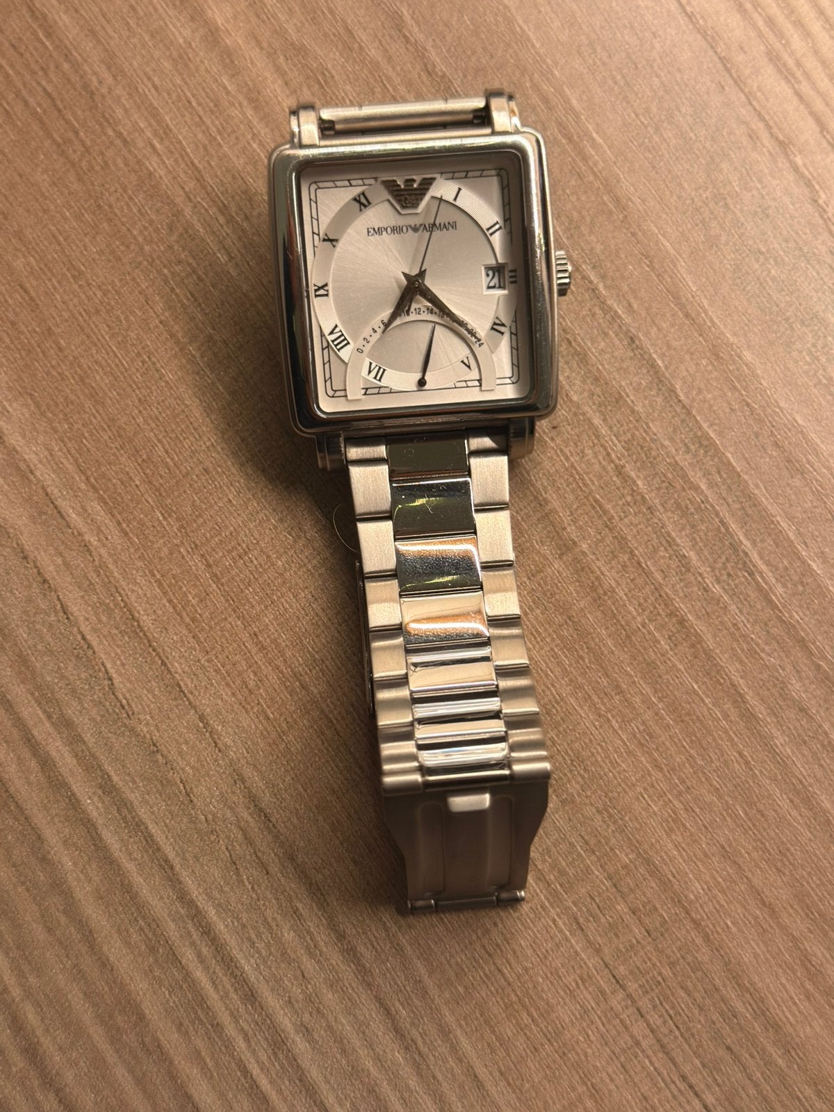 Emporio Armani AR5330 Stainless Steel Watch – Fully Working, Ophalen of Verzenden, Overige merken