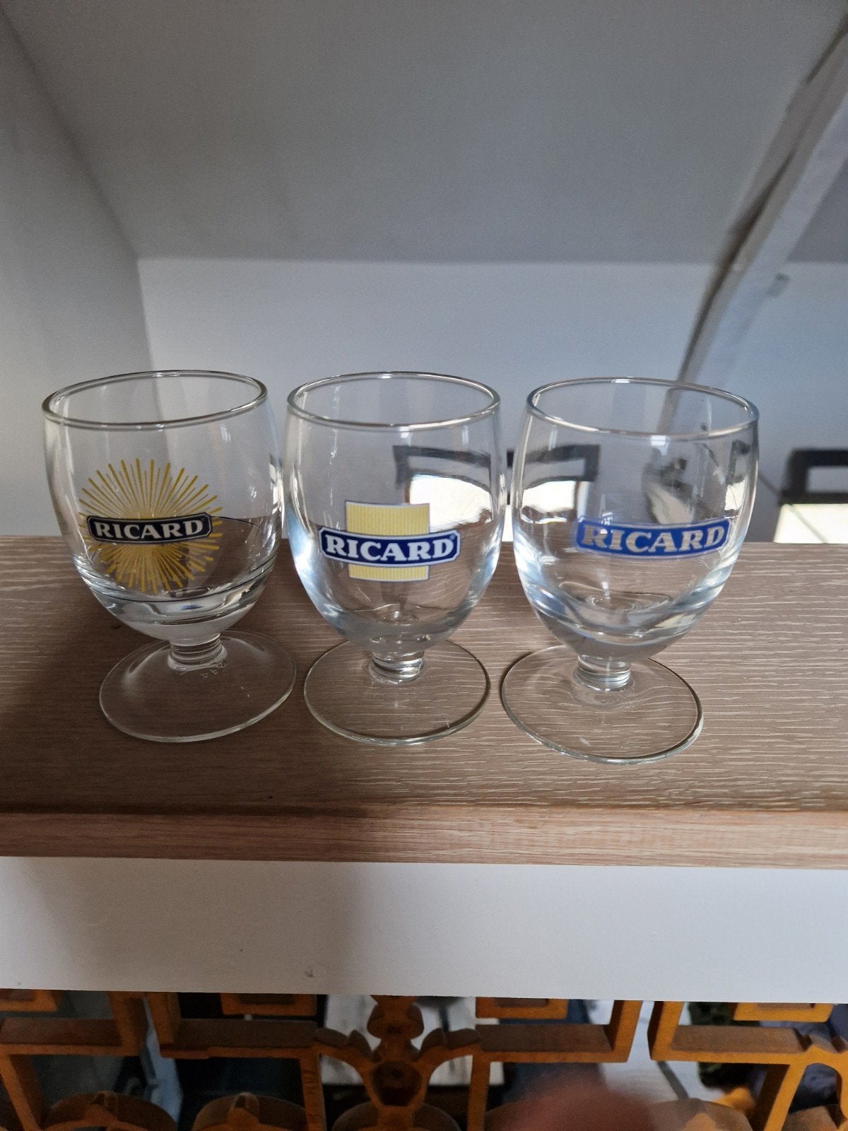 3 verres Ricard, Collections, Enlèvement ou Envoi