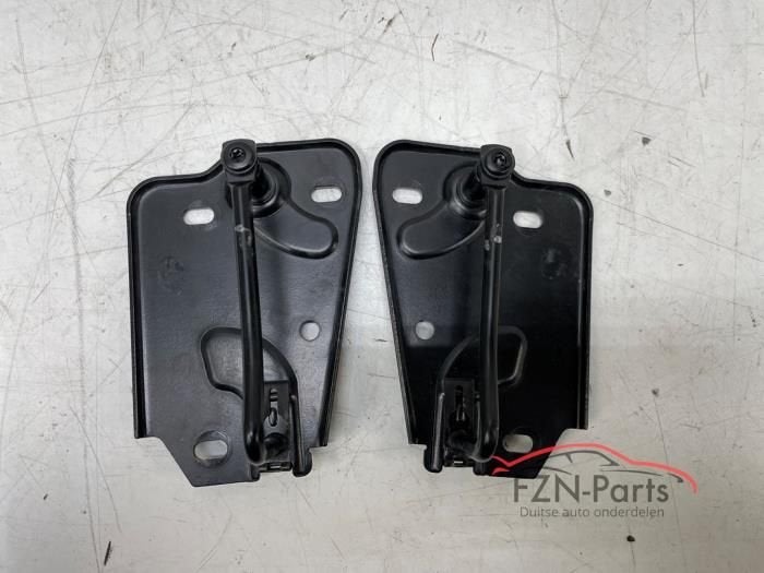 Audi A6 4K Motorkap vanghaken set links rechts zwart, Auto-onderdelen, Ophalen of Verzenden, Gebruikt
