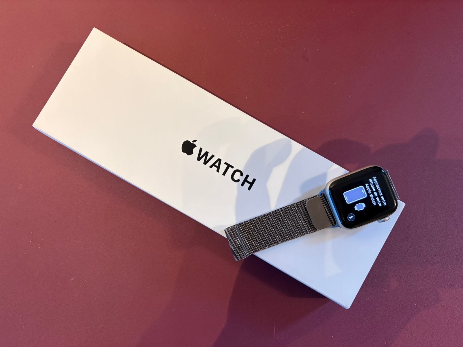 Apple watch SE gen 2 40mm Starlight originele milanese loop, Enlèvement, Comme neuf