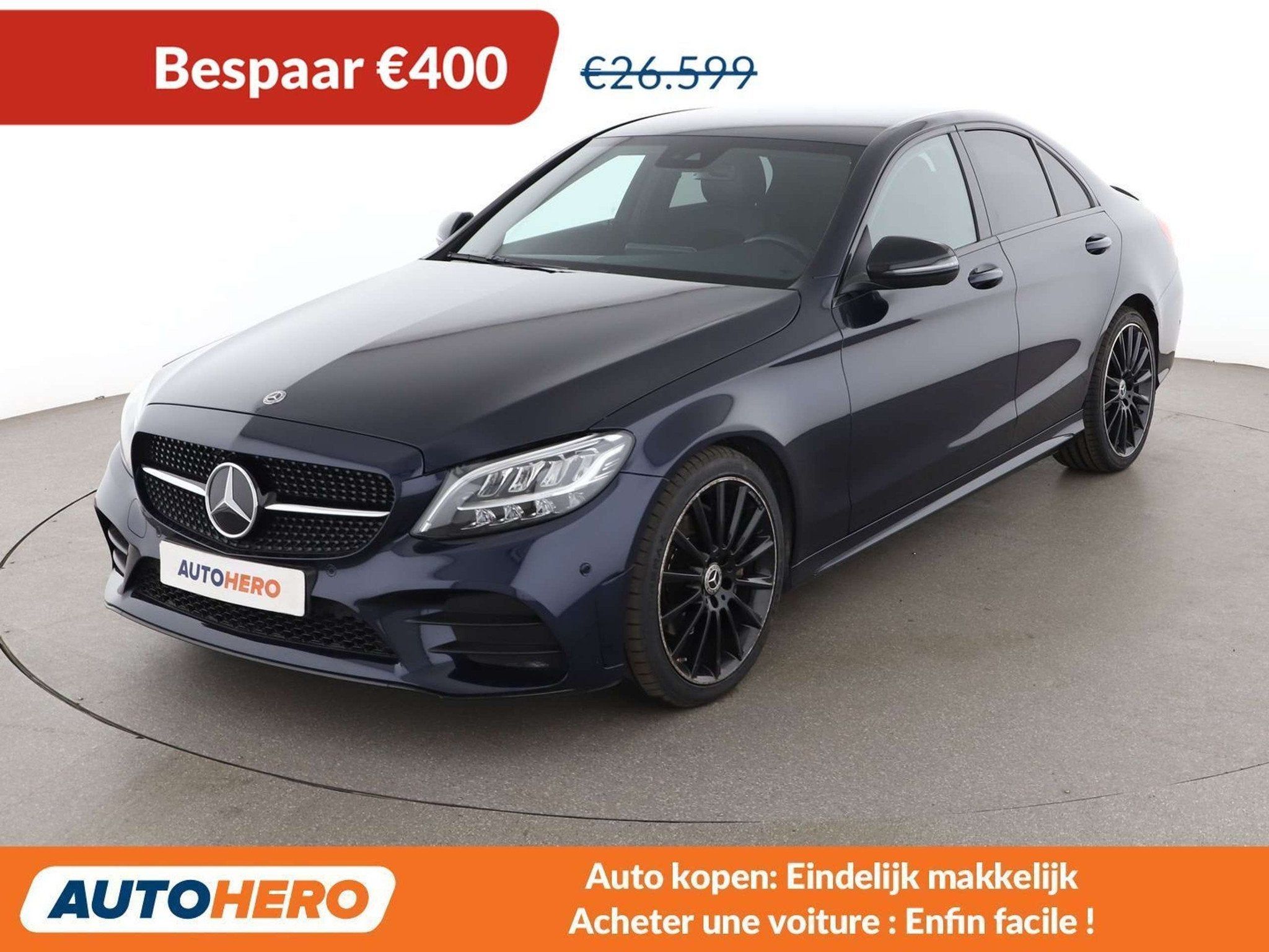 Mercedes-Benz C-Klasse 220 C 220 d AMG Line (automatique), Autos, Achat, 143 kW, Noir, https://public.car-pass.be/vhr/b16a602c-ca1e-4ba0-b1cd-db1302d0c6fe
