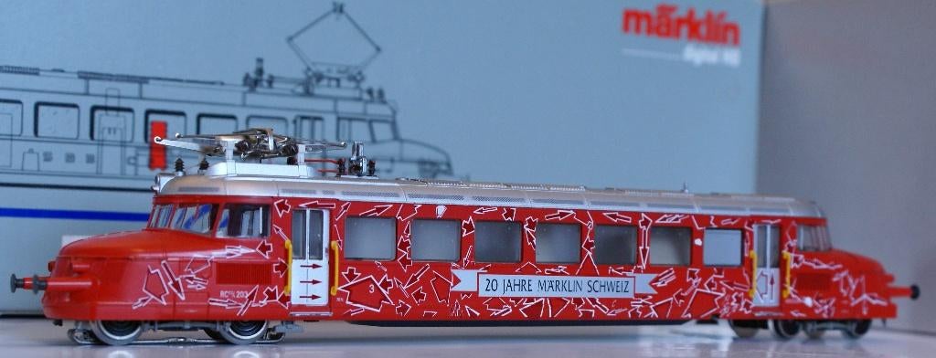 Märklin 83605 RCe 2/4 "Rode Pijl" '20 Jaar Marklin CH, Wisselstroom, Locomotief, Ophalen of Verzenden, Zo goed als nieuw