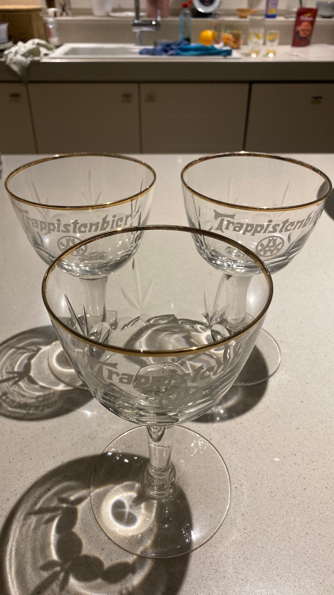 6 nieuwe westmalle glazen, Enlèvement, Neuf, Verre à bière