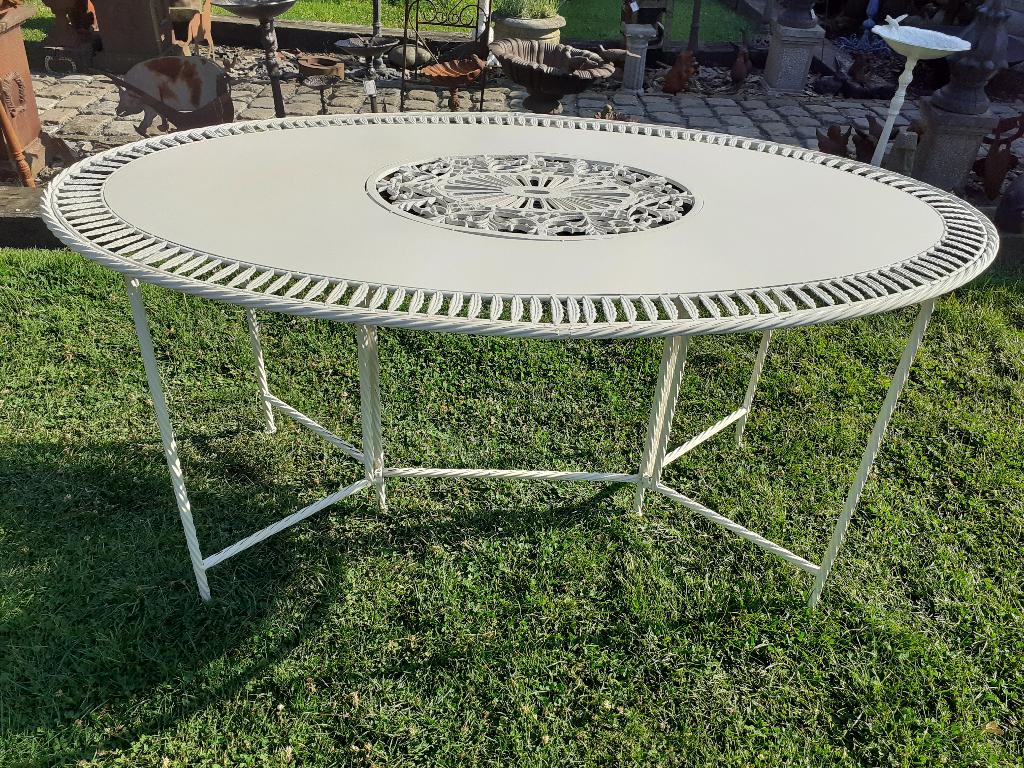 SUPERBE SALON DE JARDIN EN FER FORGE ET FONTE, Jardin & Terrasse, Ensembles de jardin, Comme neuf, Autres matériaux, Sets de jardin