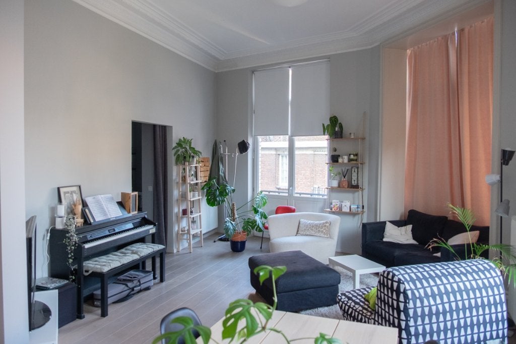 Appartement 2 chambres à louer - Châtelain, Immo, 50 m² ou plus, Bruxelles