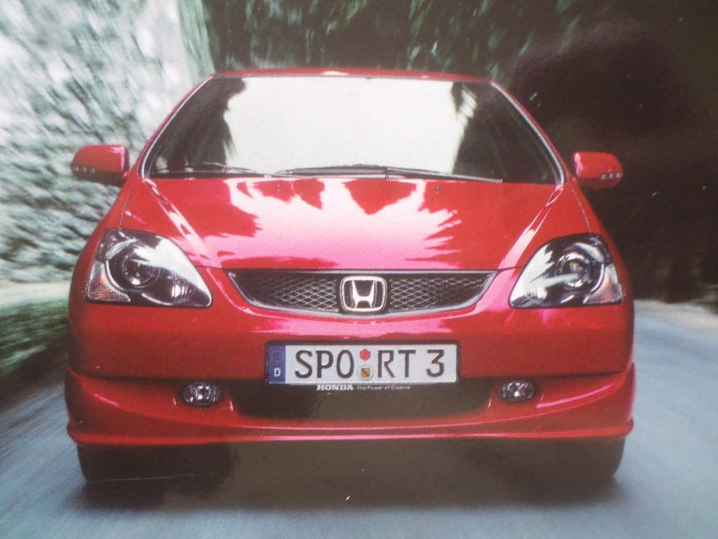 Honda Civic 3 & 5 deurs Type-R 12+2003 Brochure, Ophalen of Verzenden, Honda