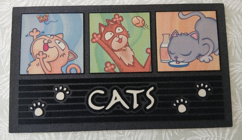Nieuwe deur mat Cats, Maison & Meubles, Neuf, Enlèvement ou Envoi, 50 à 100 cm, Rectangulaire