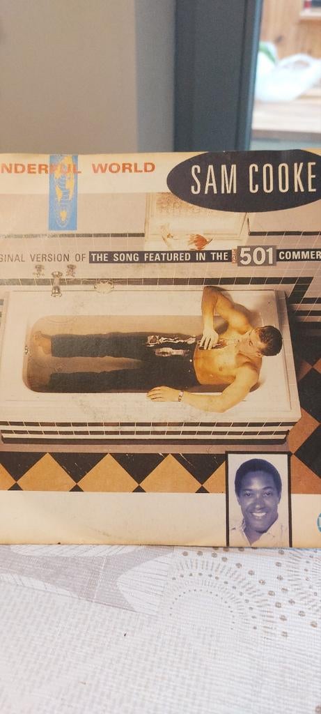 Vinyle 45 tours Sam Cooke wonderfull world, Enlèvement