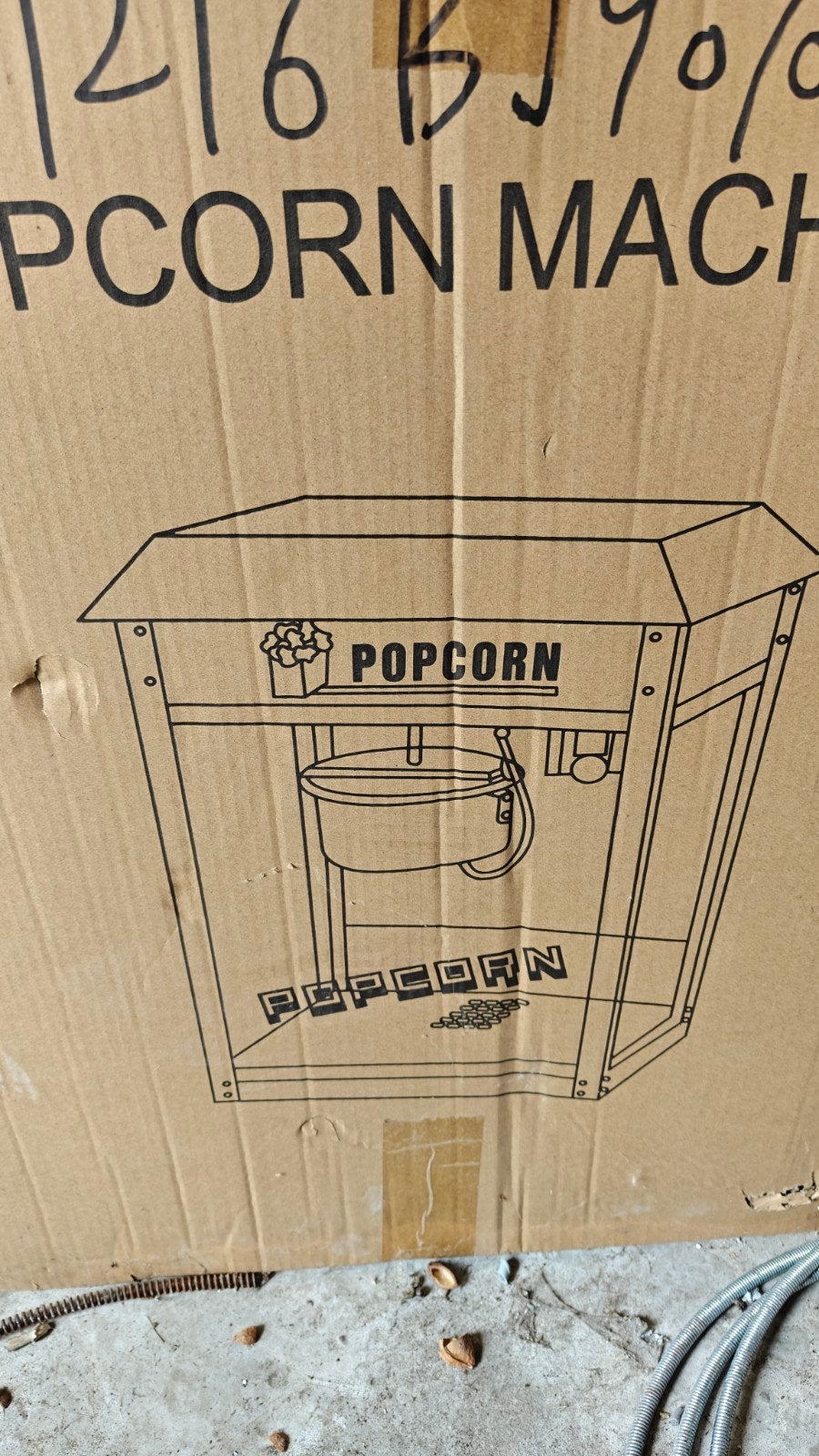 Popcorn machine NIEUW, Ophalen