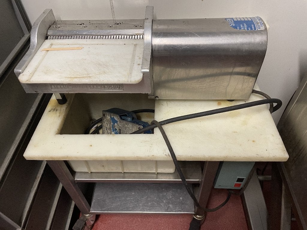 machine à éplucher, Enlèvement, Viande
