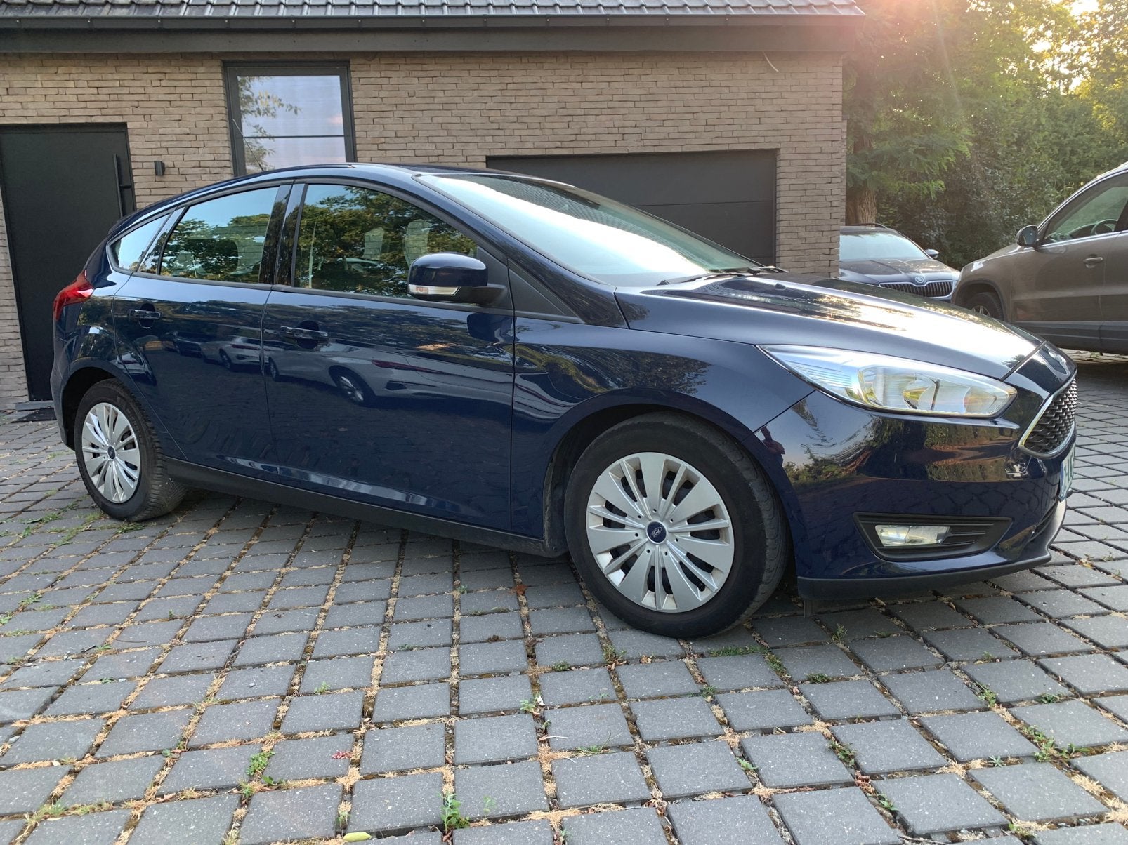 Ford Focus 1.0i 102.000kl benzine bj.2016 euro6b, Stof, Blauw, Bedrijf, 5 deurs
