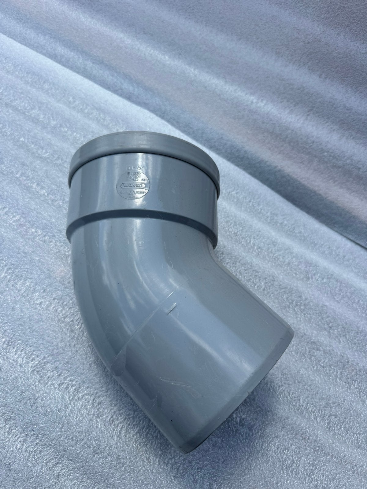Wavin PVC bocht 160mm / 45, Doe-het-zelf en Bouw, Buizen en Afvoer, Ophalen of Verzenden, Zo goed als nieuw, PVC