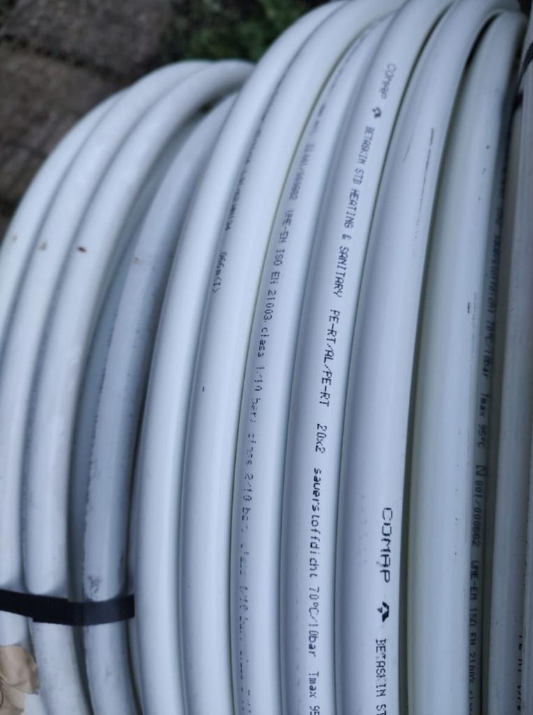 100m 20/2.25 meerlaagse sanitaire leidingen, Doe-het-zelf en Bouw, Buizen en Afvoer, Ophalen, Nieuw