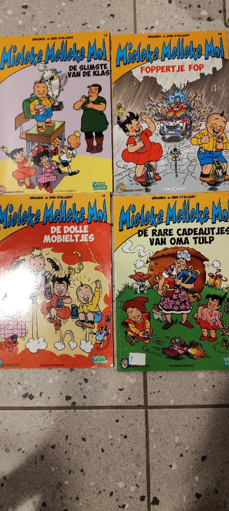 Mieleke, Melleke, Mol x2, Zo goed als nieuw, Meerdere stripboeken, Ophalen, Urbanus en Stallaert