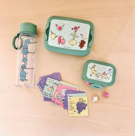 Back to school | Kinder Lunchset - schoolset | Hanne Luyten, Ophalen of Verzenden, Nieuw