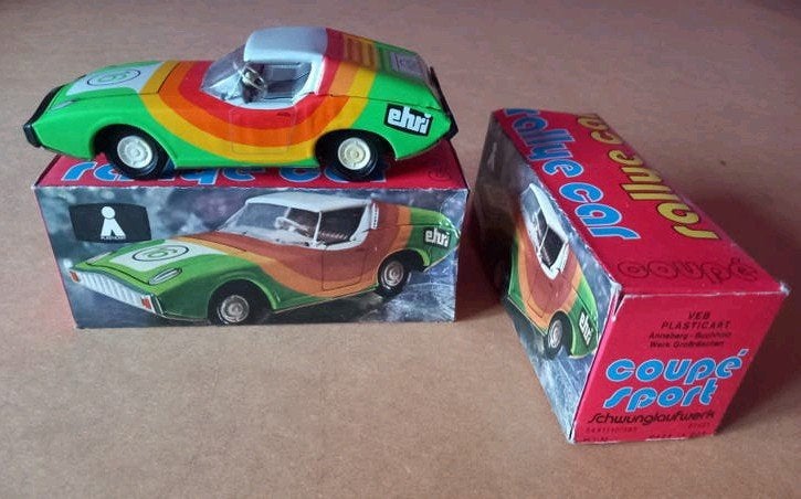 Blikken speelgoedauto rally car Saab Sonnett made in DDR MIB, Antiquités & Art, Antiquités | Jouets, Enlèvement ou Envoi