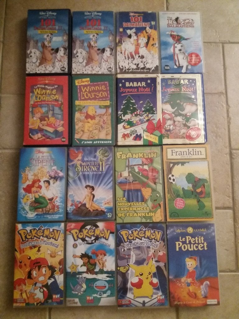 cassettes vidéo disney et autres, Cd's en Dvd's, Ophalen