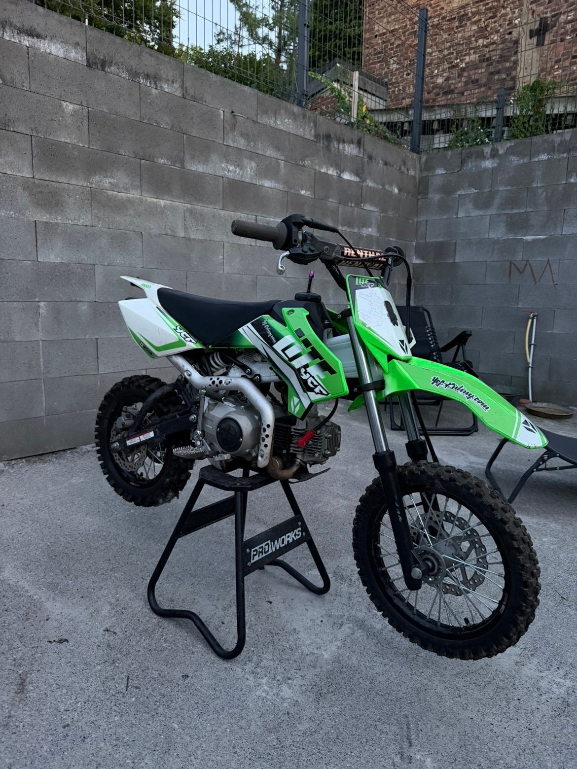 Ycf 110R semi auto, Fietsen en Brommers, Ophalen, Gebruikt, Schijfrem