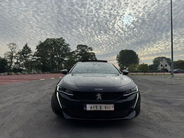 Peugeot 508 1.6 Pure Tech GT Line EAT8, Autos, Euro 6, Entretenue par le concessionnaire, Noir, 5 portes