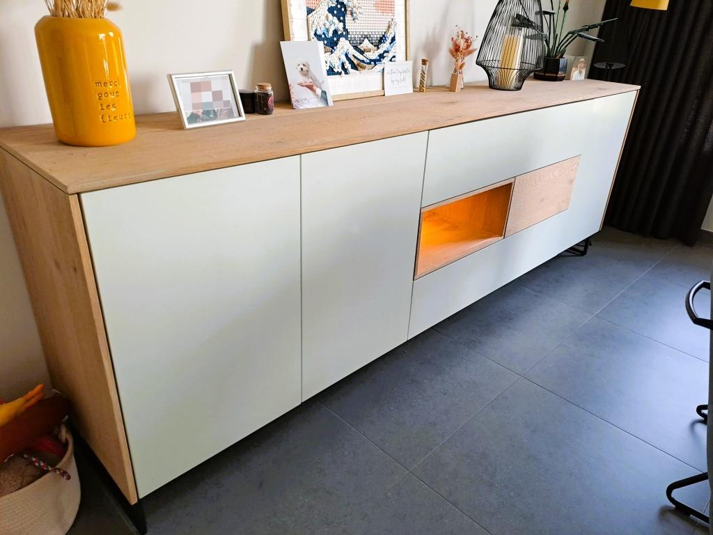 Dressoir - XOOON Darwin, Ophalen, Met deur(en), Modern, Scandinavisch, Minimalistisch, Eikenhout