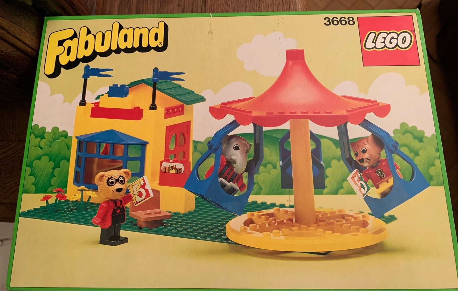 Fabuland Lego 3668 carrousel années 1985/1990, Enfants & Bébés, Complet, Lego, Ensemble complet, Comme neuf