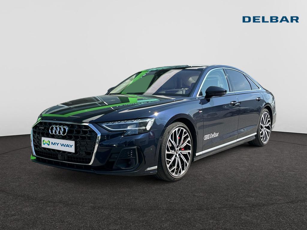 Audi A8 PHEV A8 PHEV 60 TFSI e Quattro Tiptronic (340 kW), Auto's, Automaat, Lederen bekleding, 48 g/km, Hybride Elektrisch/Benzine