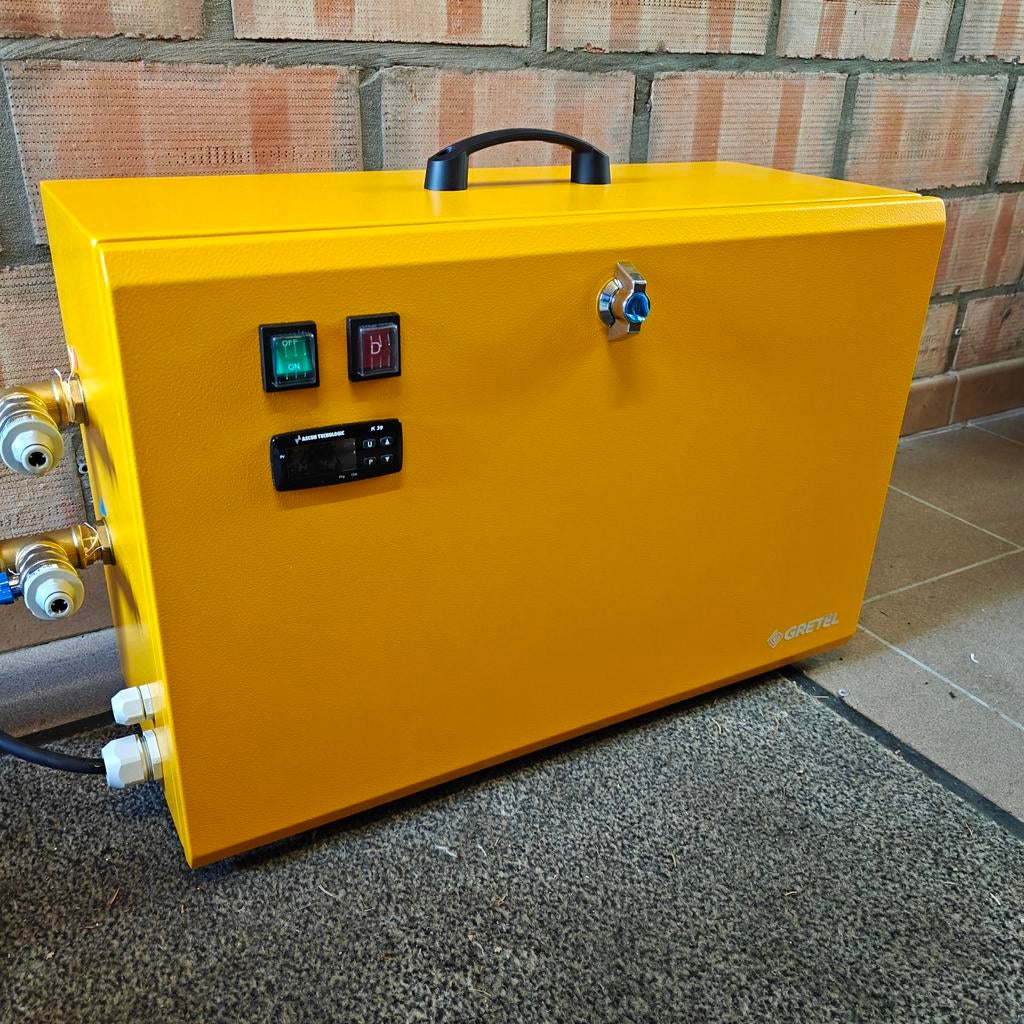 Mobiele ketel vloerverwarming 12€/dag, Ophalen
