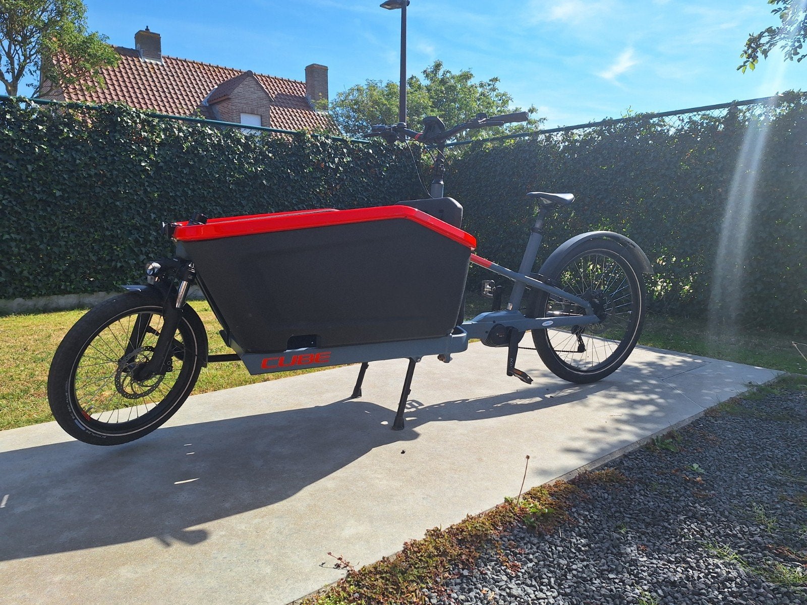 Cube cargo 500 bakfiets, Ophalen