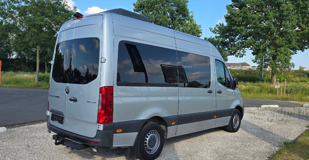 Mercedes Sprinter 316 CDI Tourer VIP 9Zitpl/Btw/Leder/Camera, Auto's, Voorwielaandrijving, Dealer onderhouden, 5 deurs, Zilver of Grijs