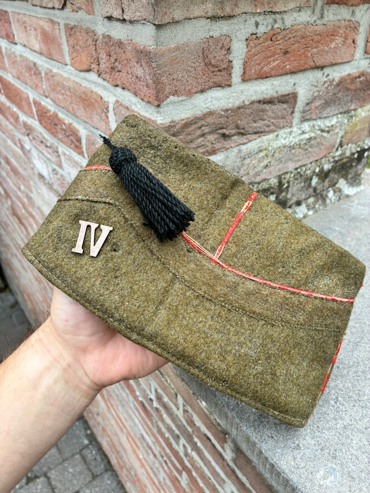 ABBL - Bonnet de Police, Collections, Enlèvement ou Envoi, Armée de terre, Casque ou Béret