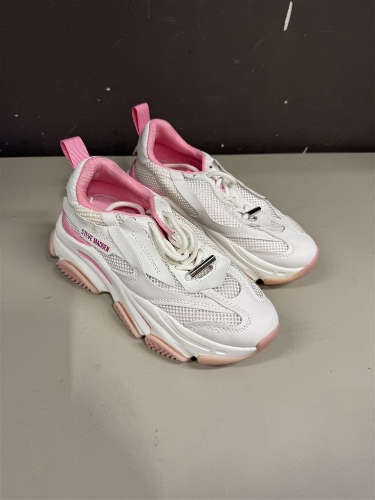Steve Madden schoenen roze wit - maat 37 - REFB23, Ophalen of Verzenden, Zo goed als nieuw, Wit
