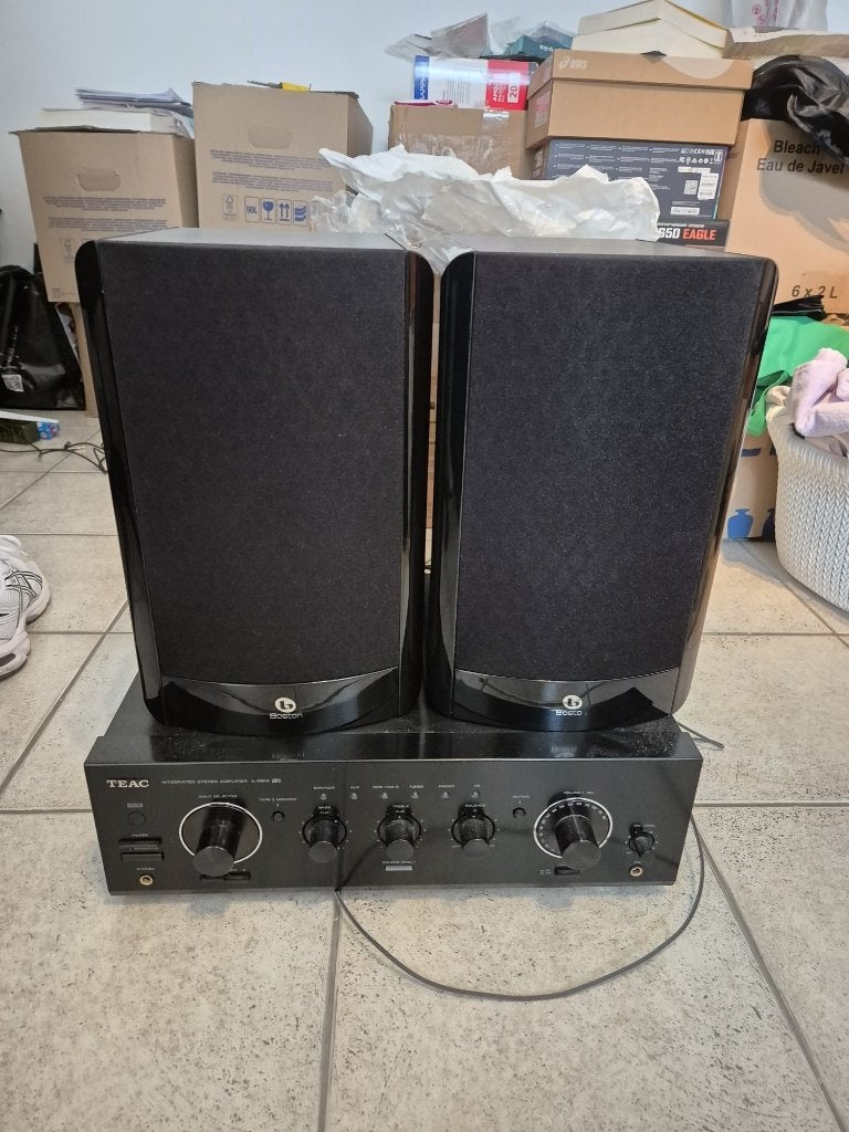 Boston Acoustics Speaker Set + Teac versterker, Audio, Tv en Foto, Ophalen, Gebruikt
