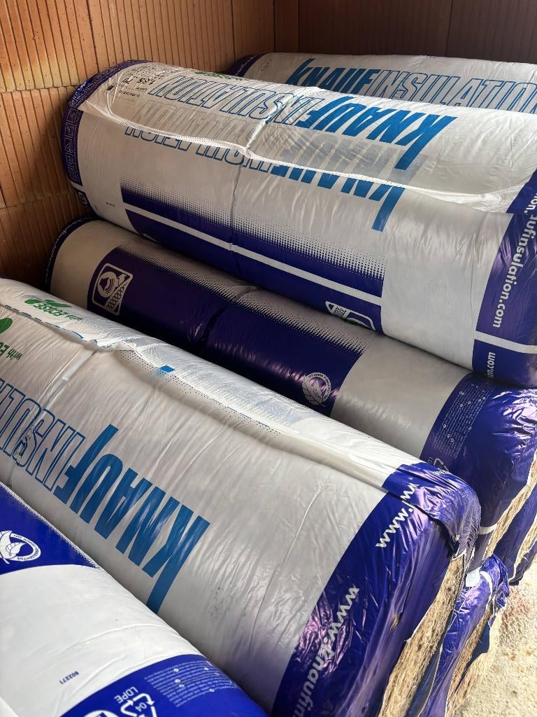 Knauf Ultracoustic glaswol 70mm isolatie - nieuw, Doe-het-zelf en Bouw, Isolatie en Afdichting, Ophalen, 4 tot 8 cm, Dakisolatie