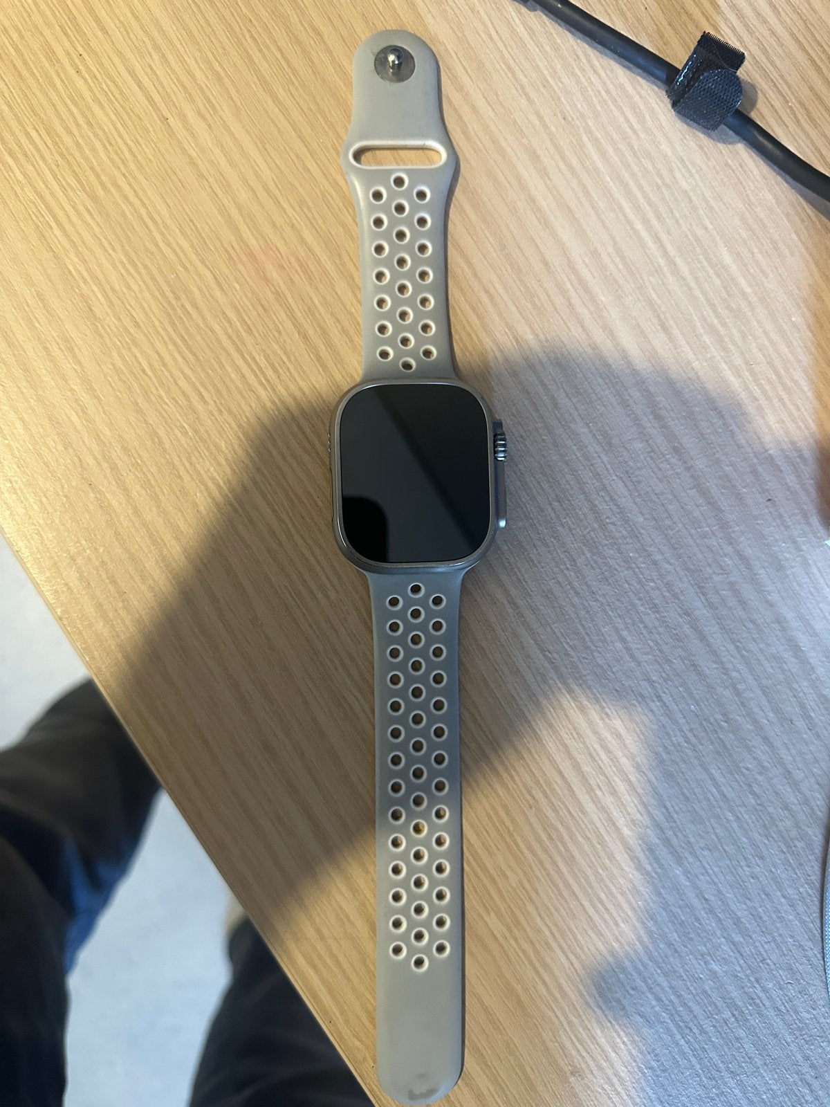 Apple watch Ultra 2, Handtassen en Accessoires, Smartwatches, Ophalen, Gebruikt, Grijs, IOS