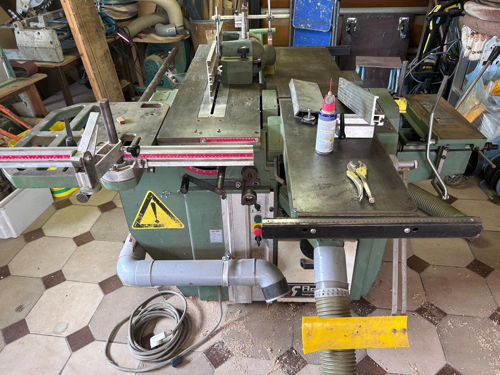 Robland K31 Combinatiemachine – Compleet + Afzuiging, Articles professionnels, Machines & Construction | Travail du bois, Enlèvement
