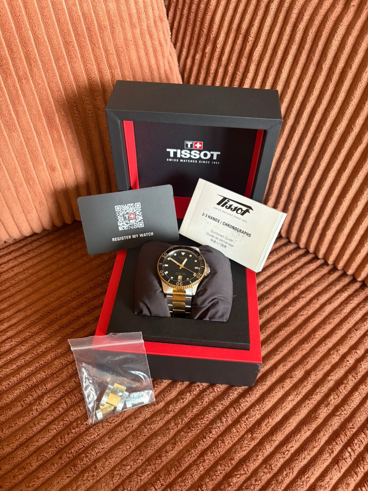 Tissot Seastar 1000 40mm, Bijoux, Sacs & Beauté, Montres | Hommes, Enlèvement ou Envoi, Comme neuf