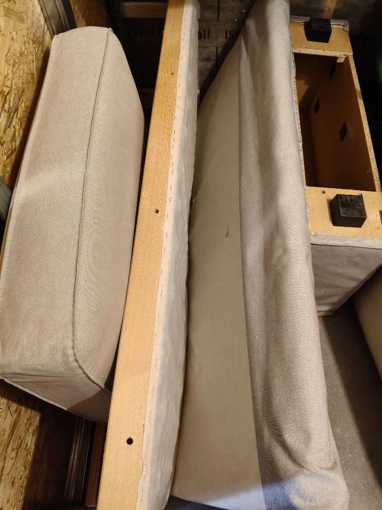 Ikea KIVIK lichtgrijs, Ophalen, Gebruikt, Tweepersoons, Rechte bank