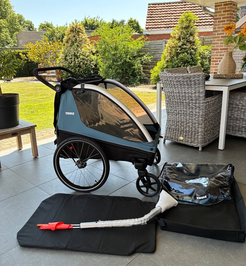 Thule fiets / Wandel kar, Ophalen, Opvouwbaar, 20 tot 40 kg, Zo goed als nieuw