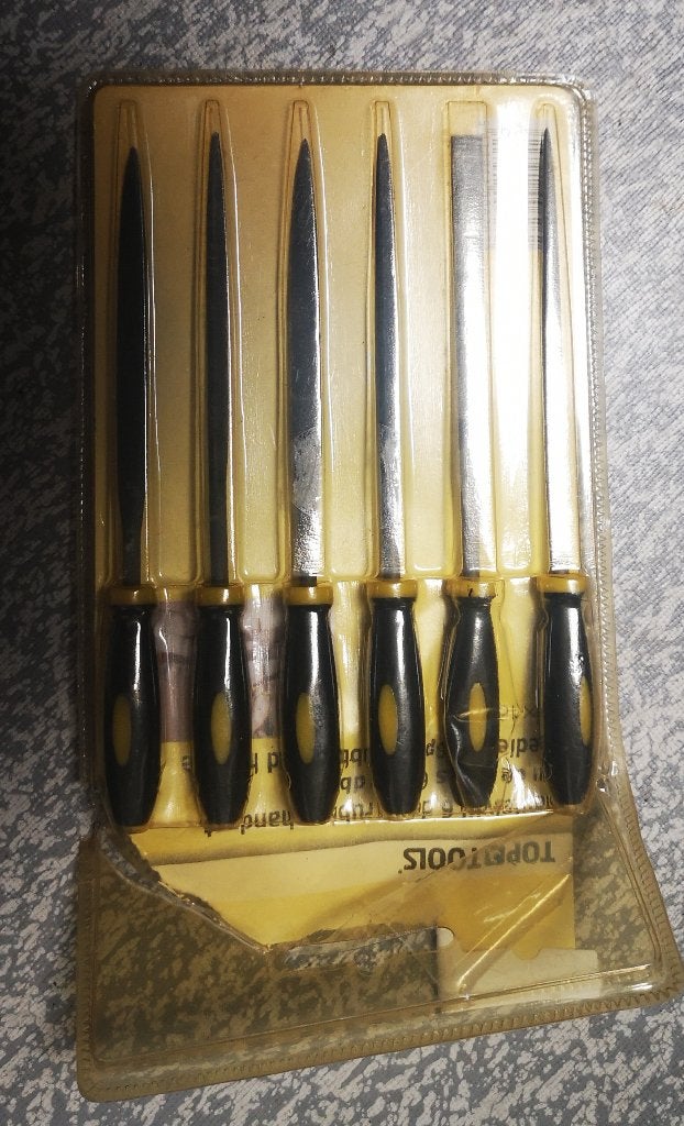 Set van 6 sleutelvijlen, Ophalen of Verzenden