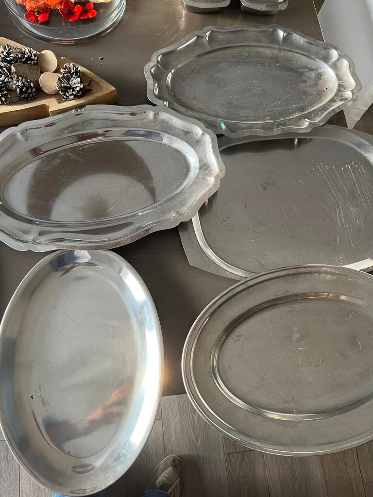 Diverse inox schalen en kommen, Ophalen, Zo goed als nieuw, Inox